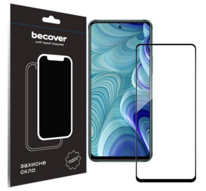 BeCover Скло захисне BeCover Infinix Hot 40i (X6528B) Black (710483)