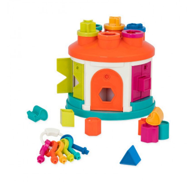 Battat Розвиваюча іграшка Battat Lite сортер Розумний будиночок 12 форм (BT4580Z)