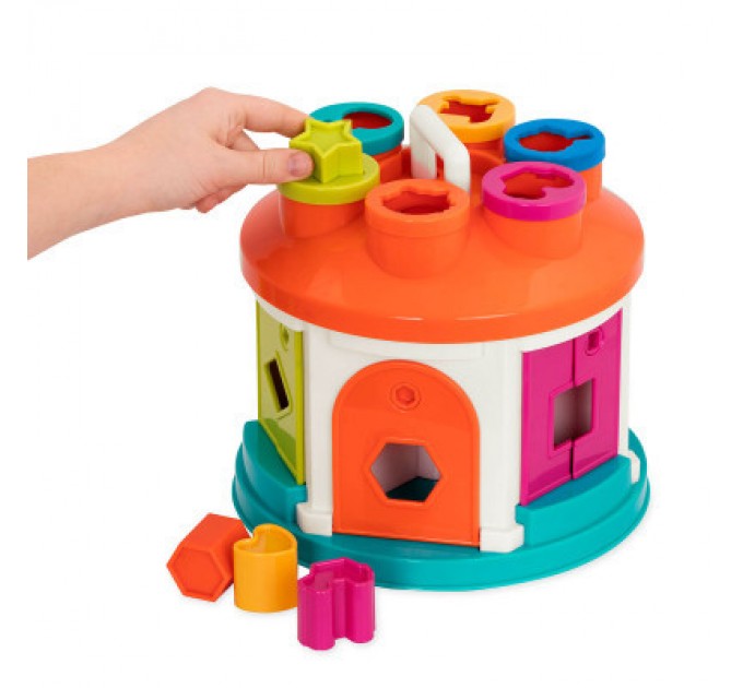 Battat Розвиваюча іграшка Battat Lite сортер Розумний будиночок 12 форм (BT4580Z)