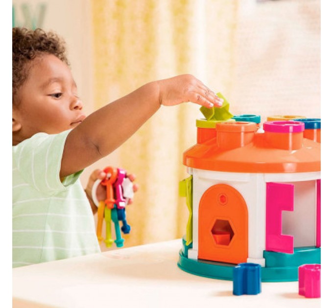 Battat Розвиваюча іграшка Battat Lite сортер Розумний будиночок 12 форм (BT4580Z)