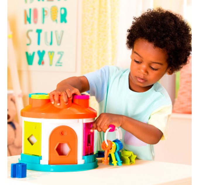 Battat Розвиваюча іграшка Battat Lite сортер Розумний будиночок 12 форм (BT4580Z)