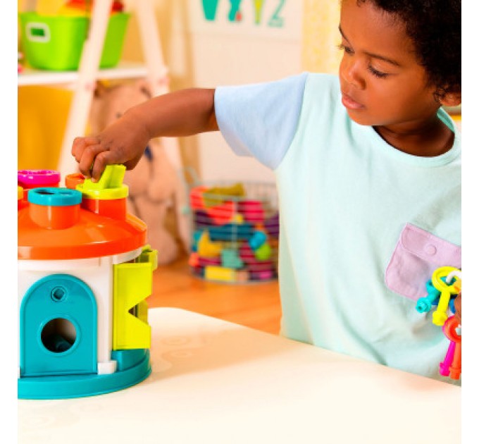 Battat Розвиваюча іграшка Battat Lite сортер Розумний будиночок 12 форм (BT4580Z)