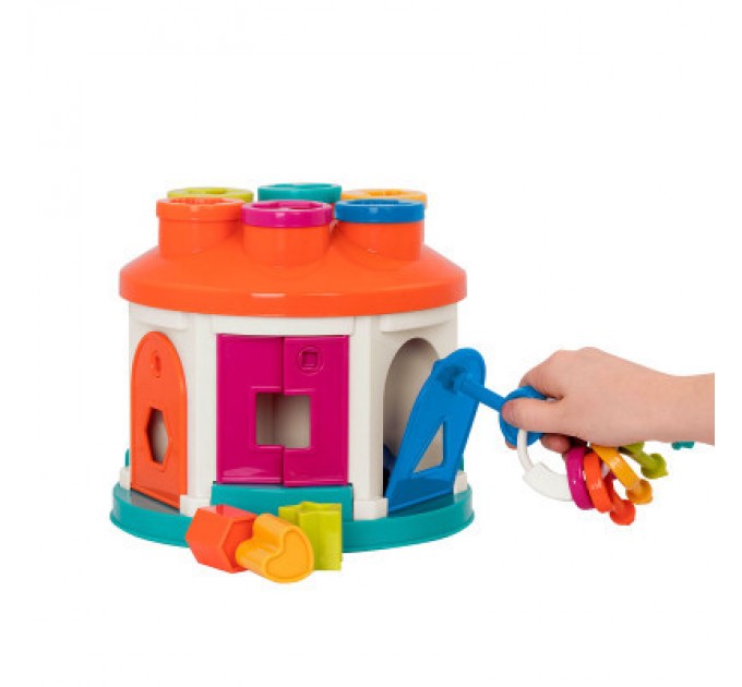 Battat Розвиваюча іграшка Battat Lite сортер Розумний будиночок 12 форм (BT4580Z)