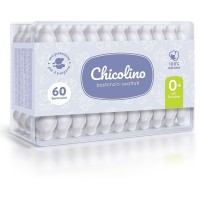 Ватні палички Chicolino з обмежувачем, 60 шт (4823098407485) Ватні палички Chicolino з обмежувачем, 60 шт (4823098407485)