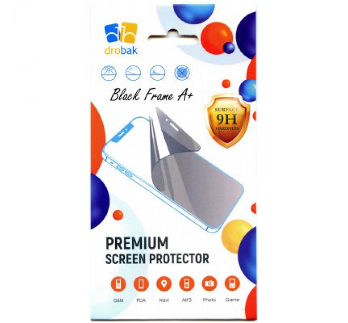 Drobak Скло захисне Drobak Motorola G84 Black Frame A+ (535370)