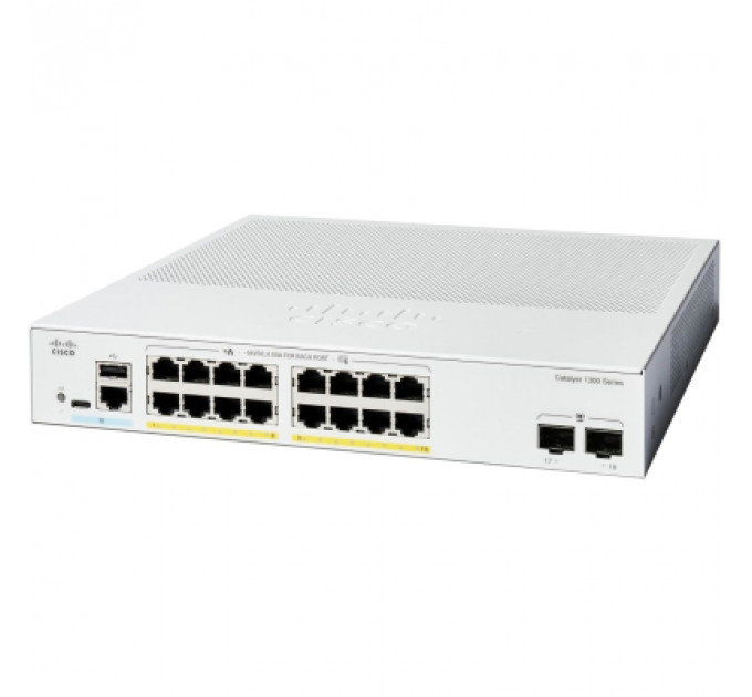 Комутатор мережевий Cisco C1300-16P-2G