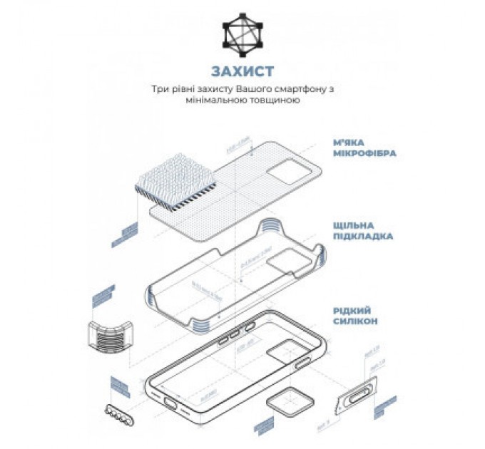 Armorstandart Чохол до мобільного телефона Armorstandart ICON2 MagSafe Apple iPhone 15 Winter Blue (ARM72760)