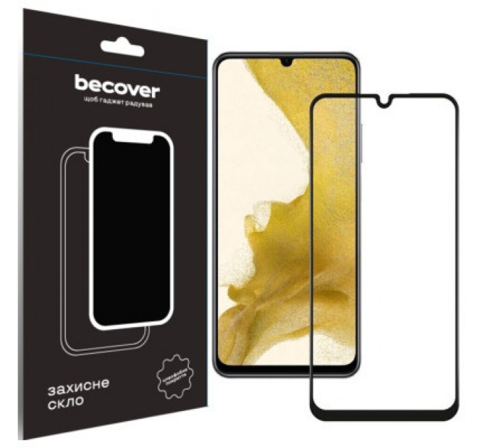 BeCover Скло захисне BeCover Samsung Galaxy A25 SM-A256 5G Black (710540)