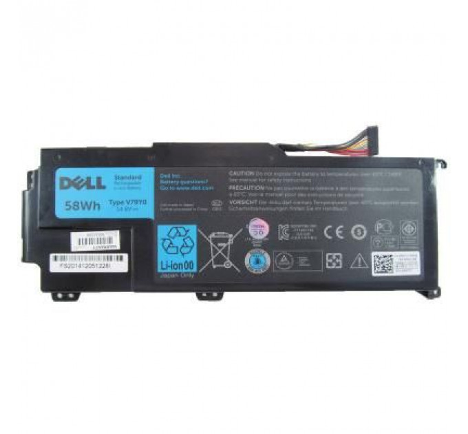 Акумулятор до ноутбука Dell XPS 14Z V79Y0 58Wh (4000mAh) 8cell 14.8V Li-ion (A41875)