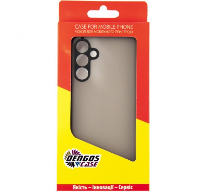 Dengos Чохол до мобільного телефона Dengos Matte Samsung Galaxy A15 (black) (DG-TPU-MATT-136)