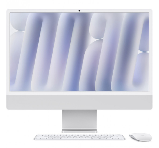 Комп'ютер Apple 24" iMac Retina 4.5K / Apple M4 (8-c/CPU, 8-c/GPU), 16, 256, Silver (MWUC3UA/A)