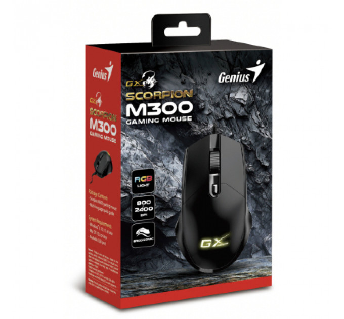 Мишка Genius Scorpion M300 USB Black (31040010400)
