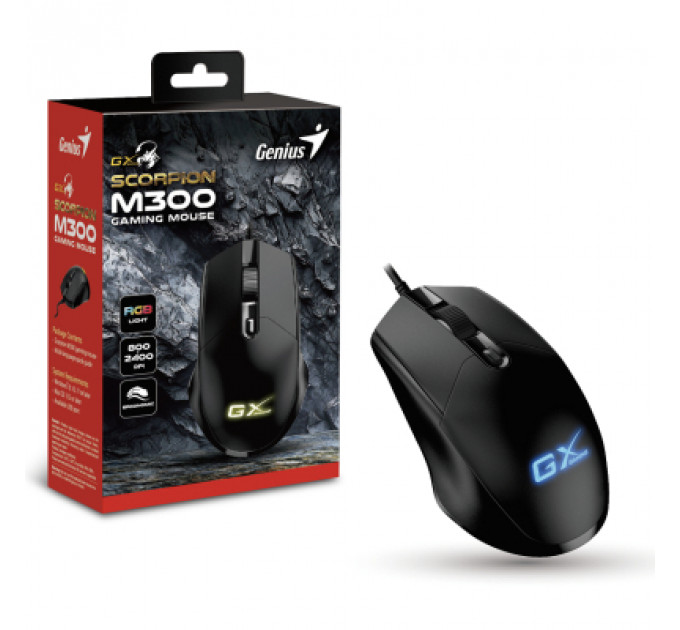 Мишка Genius Scorpion M300 USB Black (31040010400)