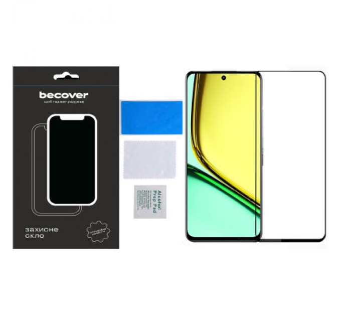 BeCover Скло захисне BeCover Realme C67 Black (710633)