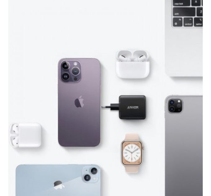 Anker Зарядний пристрій Anker PowerPort 312 - 25W USB-C Black (A2642G11)