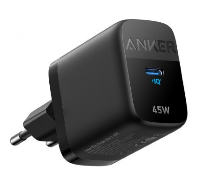 Anker Зарядний пристрій Anker PowerPort 313 - 45W PD + PPS USB-C Black (A2643G11)