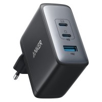 Зарядний пристрій Anker PowerPort 736 Nano II - 100W 2xUSB-C PD 1xPIQ GaN Black (A2145G11)