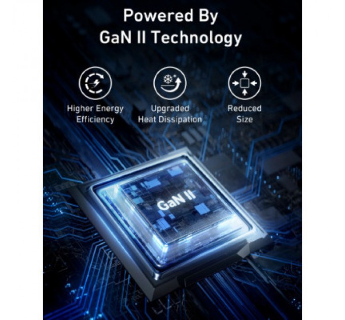 Зарядний пристрій Anker PowerPort 736 Nano II - 100W 2xUSB-C PD 1xPIQ GaN Black (A2145G11)