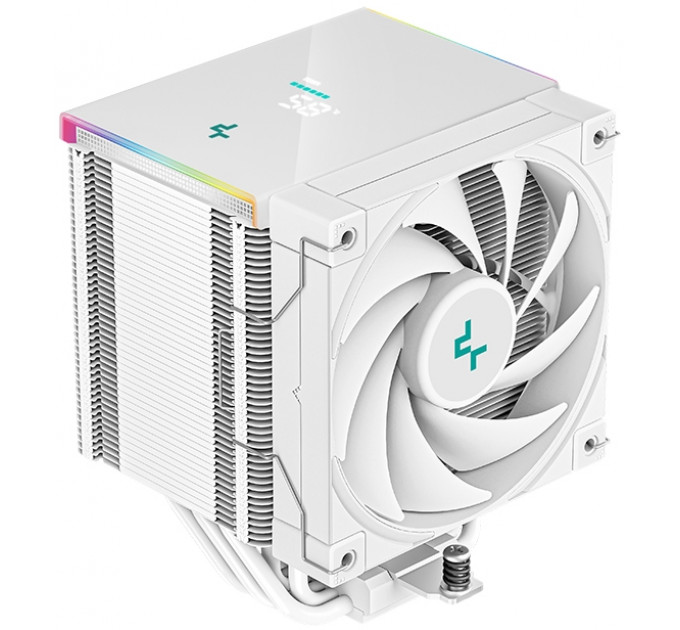 Кулер процессорный DeepCool AK500 Digital WH (R-AK500-WHADMN-G), Intel: LGA2066/2011-v3/2011/1700/1200/1151/1150/1155, AMD: AM5/AM4, 127х117х160 мм, 4-pin