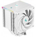 Кулер процессорный DeepCool AK500 Digital WH (R-AK500-WHADMN-G), Intel: LGA2066/2011-v3/2011/1700/1200/1151/1150/1155, AMD: AM5/AM4, 127х117х160 мм, 4-pin