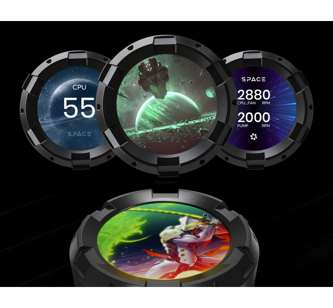 Система водяного охолодження ID-Cooling Space LCD SL360 XE