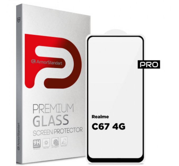 Armorstandart Скло захисне Armorstandart Realme C67 4G Black (ARM73852)