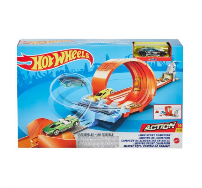 Hot Wheels Автотрек Hot Wheels Action Чемпіон із трюків у петлі (GTV13)