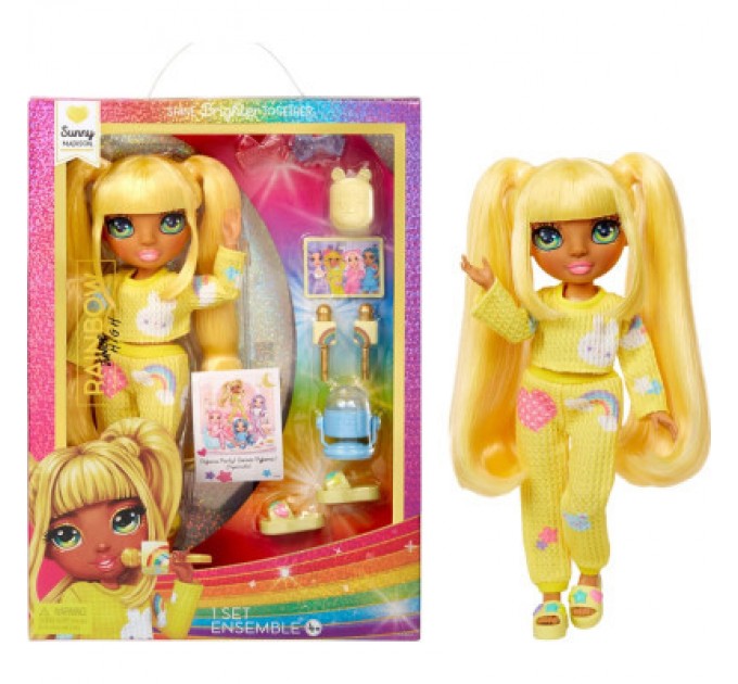 Rainbow High Лялька Rainbow High серії Junior High PJ Party - Санні (503682)