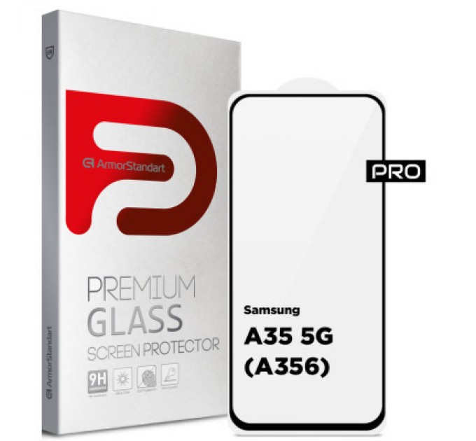 Armorstandart Скло захисне Armorstandart Pro Samsung A35 5G (A356) Black (ARM74347)