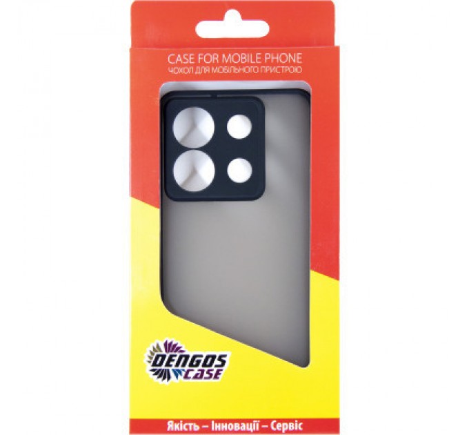 Dengos Чохол до мобільного телефона Dengos Matte Xiaomi Redmi Note 13 Pro 5G (black) (DG-TPU-MATT-142)