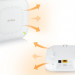 Точка доступа ZYXEL NWA50AX (NWA50AX-EU0102F) (AX1800, 1xGE, WiFi 6, 2x2 MIMO, Nebula, PoE, БП в комплекте)