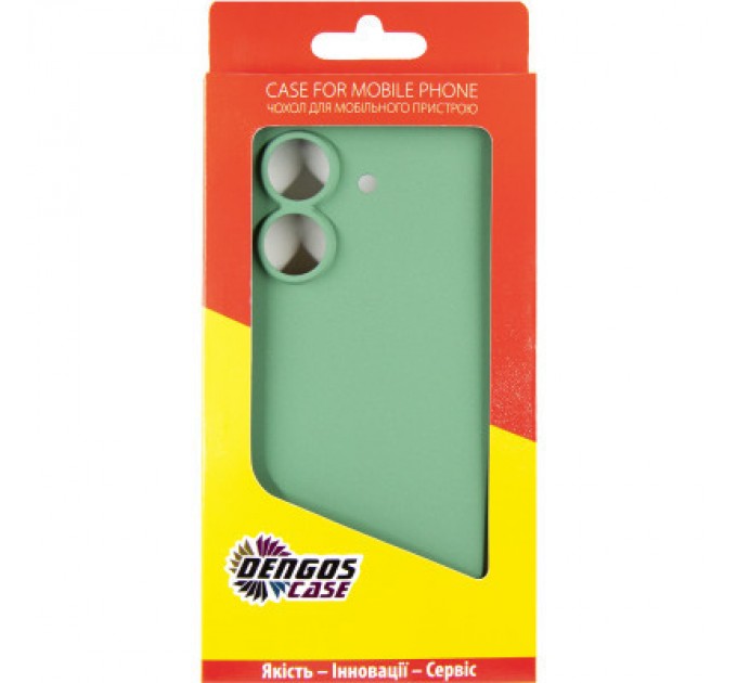 Dengos Чохол до мобільного телефона Dengos Soft Xiaomi Redmi 13C (mint) (DG-TPU-SOFT-55)