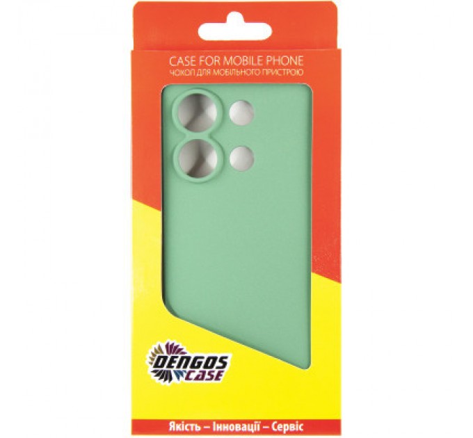 Dengos Чохол до мобільного телефона Dengos Soft Xiaomi Redmi Note 13 4G (mint) (DG-TPU-SOFT-54)