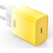 XO Зарядний пристрій XO CE18 PD30W USB-C Yellow (XO-CE18-YEL)