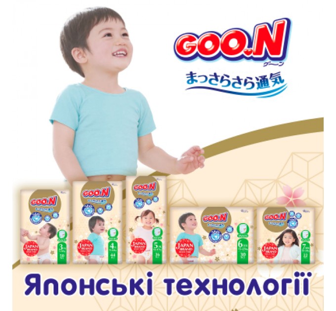 GOO.N Підгузки GOO.N Premium Soft Трусики 15-25 кг Розмір 6 2XL 30 шт (F1010101-159)
