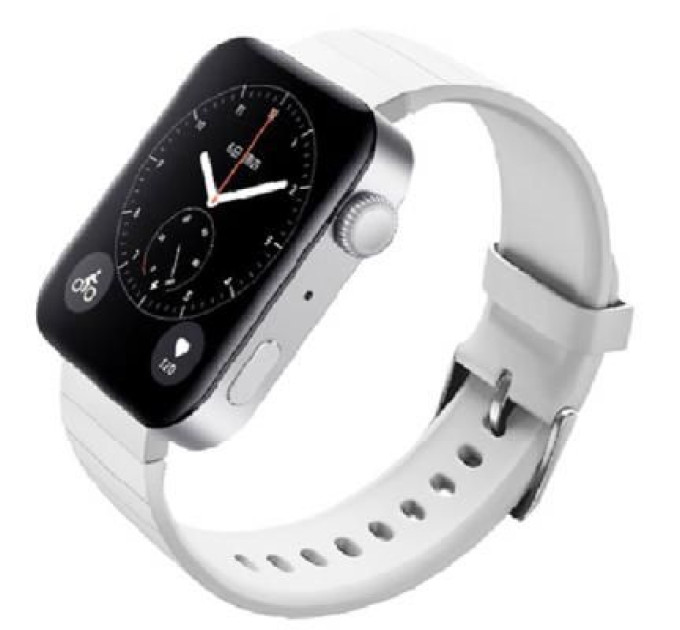 BeCover Ремінець до смарт-годинника BeCover Silicone для Xiaomi Mi Watch White (704521)
