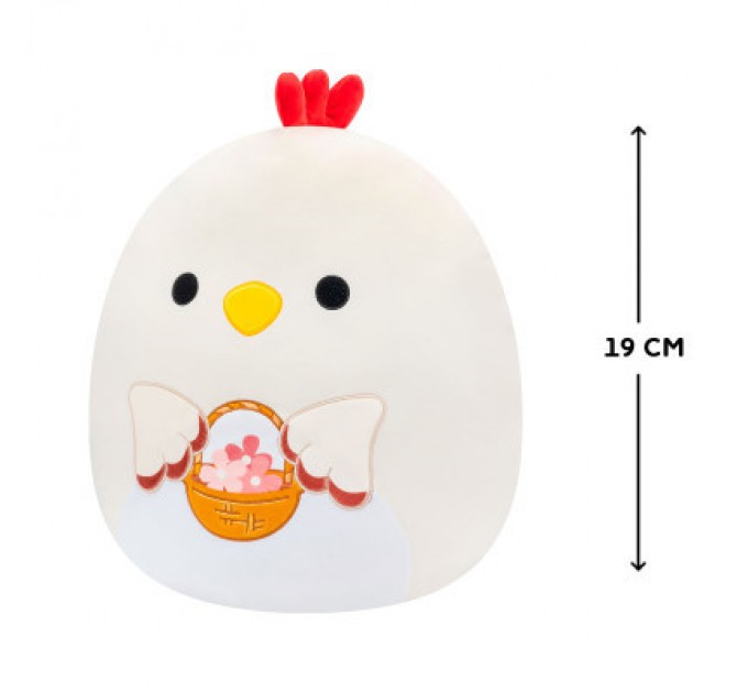 М'яка іграшка Squishmallows Півник Тод 19 см (SQER00832)