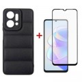 Dengos Чохол до мобільного телефона Dengos Kit for Honor x7a case + glass (Black) (DG-KM-55)