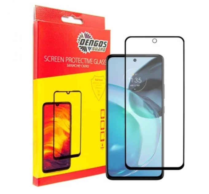 Dengos Чохол до мобільного телефона Dengos Kit for Motorola G72 case + glass (Black) (DG-KM-51)