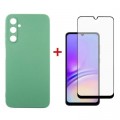Dengos Чохол до мобільного телефона Dengos Kit for Samsung Galaxy A05s (A057) case + glass (Mint) (DG-KM-10)