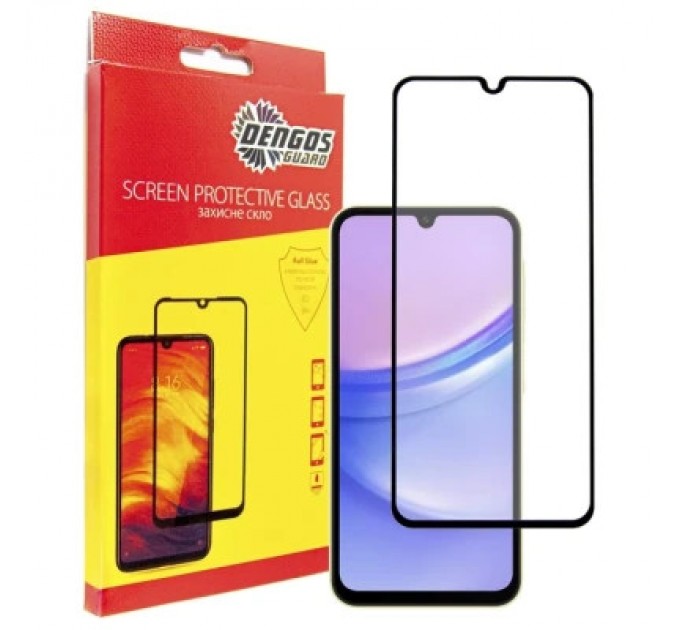 Dengos Чохол до мобільного телефона Dengos Kit for Samsung Galaxy A15 case + glass (Mint) (DG-KM-59)
