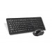 Комплект (клавиатура, мышь) беспроводной A4Tech 4200N (GR-92+G3-200N) Black