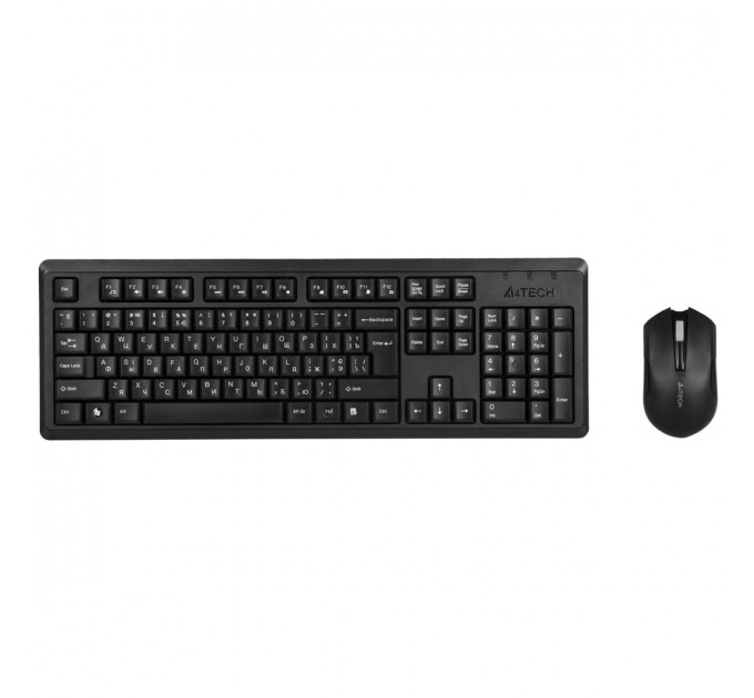 Комплект (клавиатура, мышь) беспроводной A4Tech 4200N (GR-92+G3-200N) Black