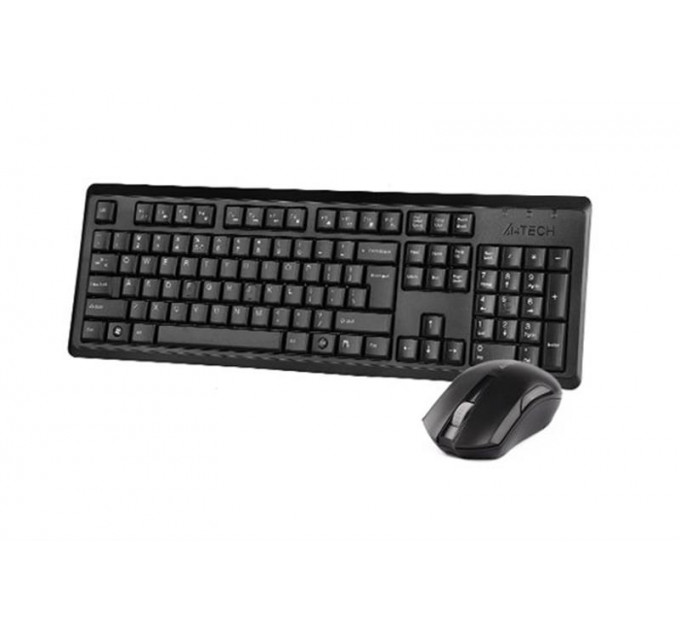 Комплект (клавиатура, мышь) беспроводной A4Tech 4200N (GR-92+G3-200N) Black