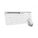 Комплект (клавиатура, мышь) беспроводной A4Tech FB2535C Icy White