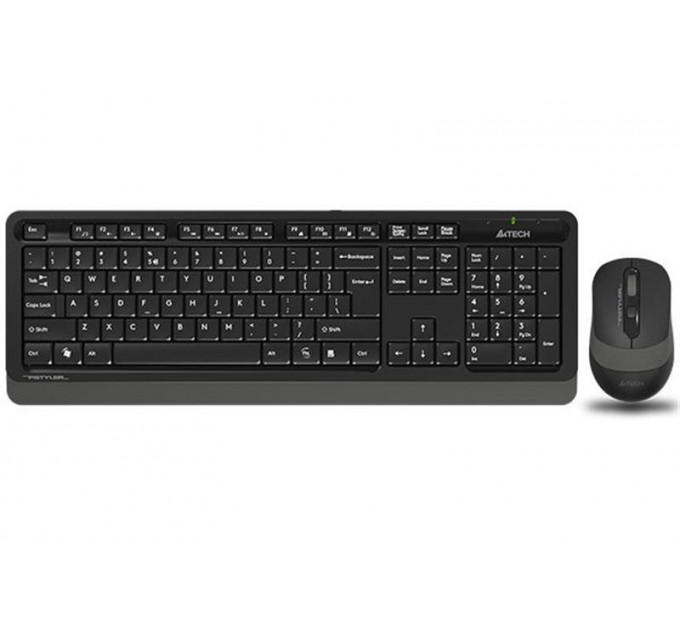 Комплект (клавиатура, мышь) беспроводной A4Tech FG1010S Black/Grey