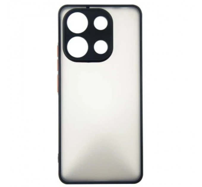 Dengos Чохол до мобільного телефона Dengos Kit for Xiaomi Redmi Note 13 4G case + glass (Black) (DG-KM-66)