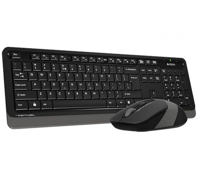 Комплект (клавиатура, мышь) беспроводной A4Tech FG1010S Black/Grey