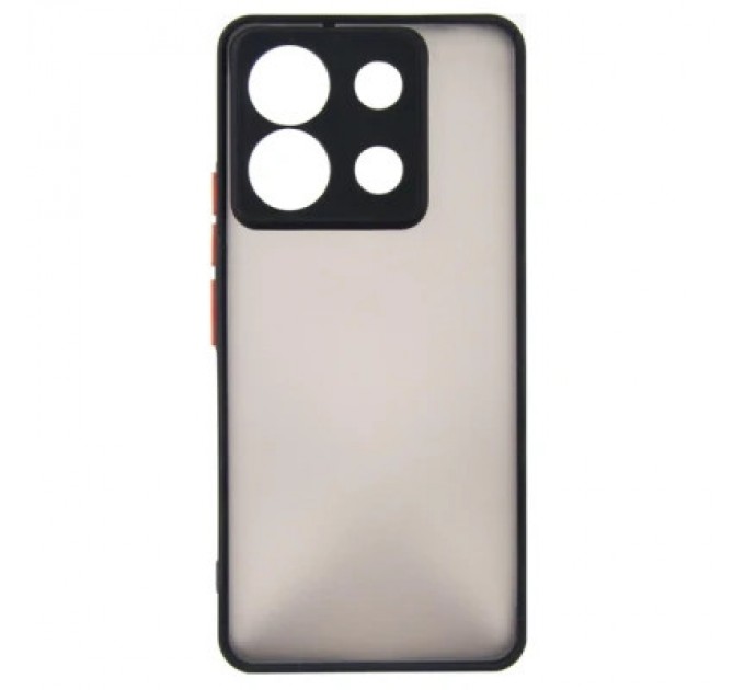 Dengos Чохол до мобільного телефона Dengos Kit for Xiaomi Redmi Note 13 Pro 5G case + glass (Black) (DG-KM-68)