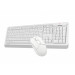 Комплект (клавиатура, мышь) беспроводной A4Tech FG1012 White